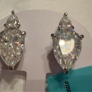 Elegant 925 Sterling Silver 7.6 CTW Moissanite Earrings